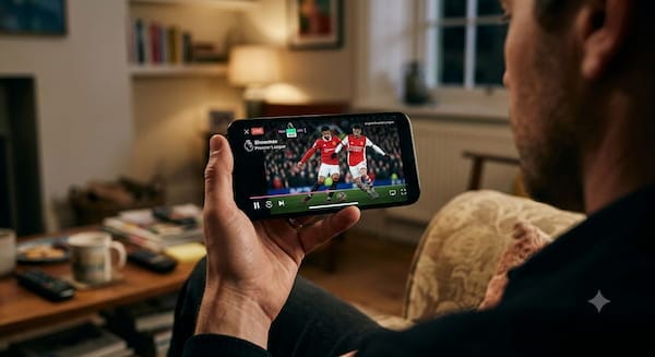 Watching Premier League on Showmax mobile in Nigeria