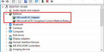 Microsoft Battery driver