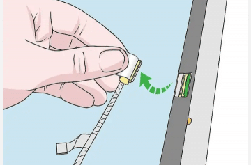 Detach the bezel from the screen