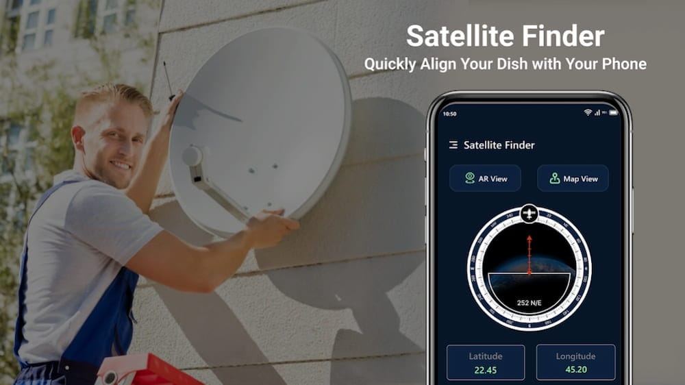 align satellite dish without a meter, satellite dish alignment DStv, point DirecTV satellite dish