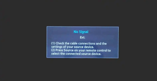 DSTV no signal found error