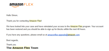 How to activate amazon flex account