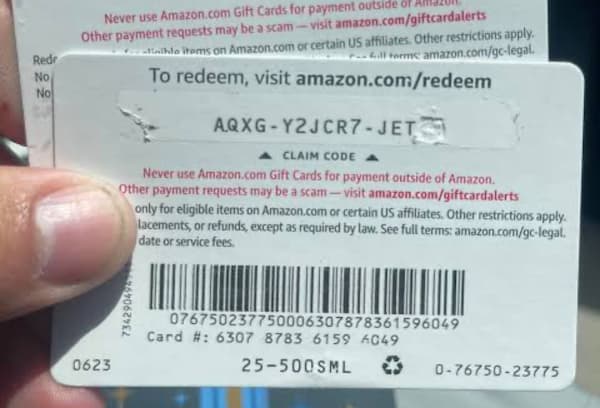The Resend option on the Your Orders page for an electronic Amazon gift card