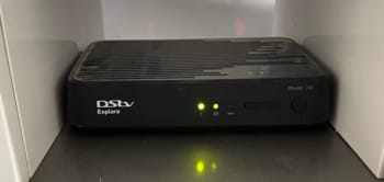 DStv decoder all three lights flashing error Nigeria 2026
