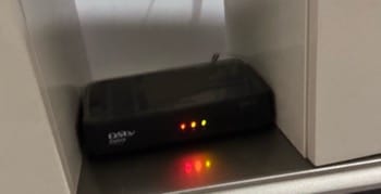 DStv Explora decoder front panel lights red orange green Nigeria 2026