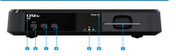 Orange light on DSTV decoder