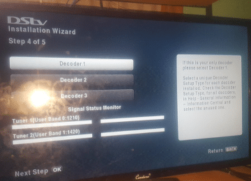 Installation wizard 4 o