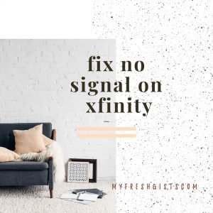 Xfinity weak or no signal