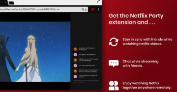 Netflix party extension