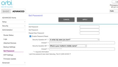 Router admin panel showing WiFi password change field for Fire Stick connection fix