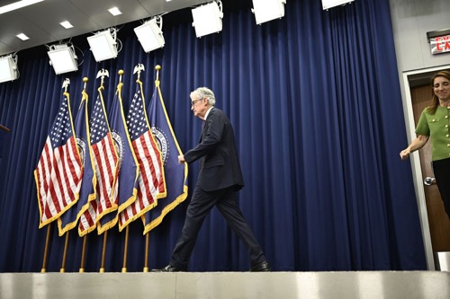 Federal Reserve Chair Jerome Powell after April 2026 jobs report interest rate outlook